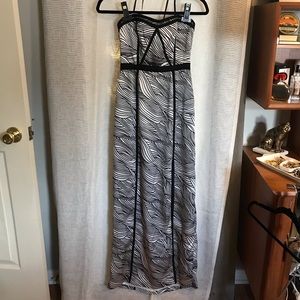 BCBGMaxAzria Strapless Maxi Gown
